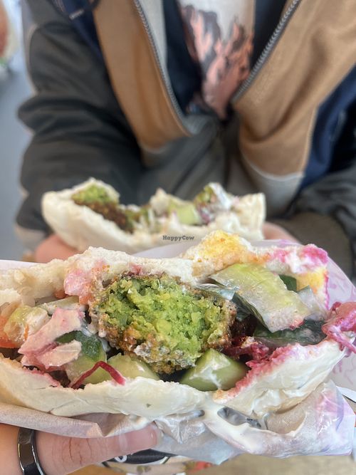 falafel broodje  at De Falafel in Rotterdam