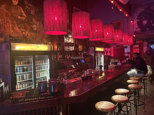 Bar  at Snake Bite Roadhouse in Yucca Valley