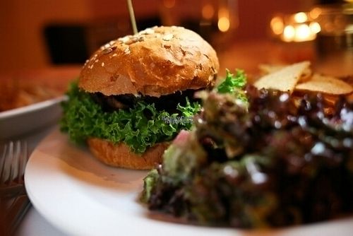 Burger at Rosebud in Athens