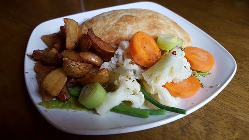 Mushroom pie at The Gardener's Arms in Oxford