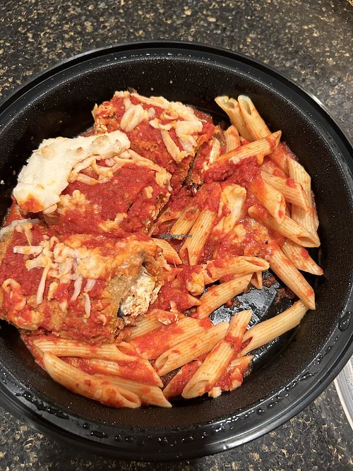 Vegan eggplant rollatini   at 3 Brothers Pizza Cafe in Farmingdale