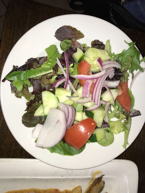 Side salad at 3 Brothers Pizza Cafe in Farmingdale