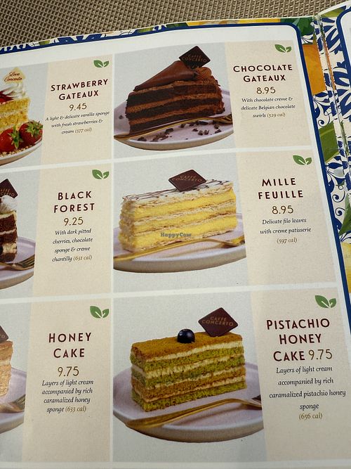 cake  at Caffe Concerto in Birmingham