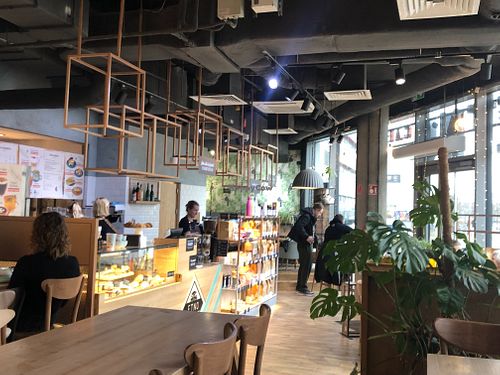 Inside at Etno Cafe Jednorożec in Lodz