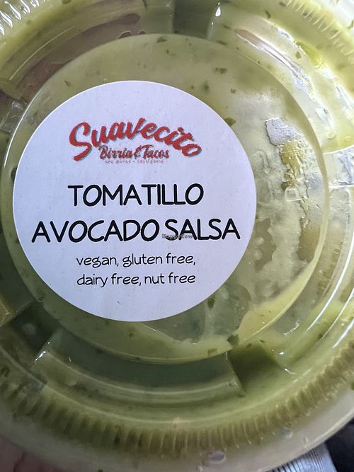 Salsa  at Suavecito Birria & Tacos in San Mateo