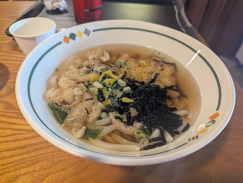 Fried tofu udon at Yumsem in Jeju
