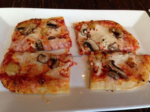 Vegan personal pizza at Pizza Fusion - Skypoint in Tampa