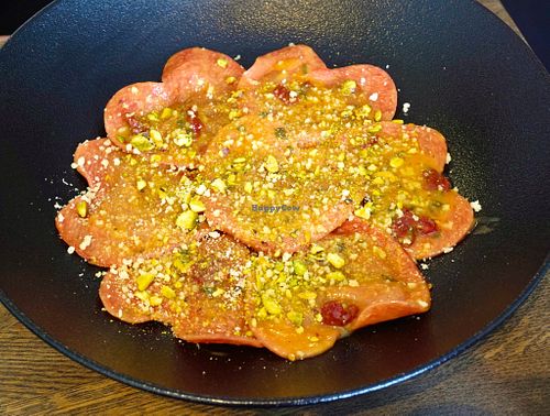 PISTACHIO & FIGS FILLED BEET CUORI  at Primo Pasta Amsterdam in Amsterdam