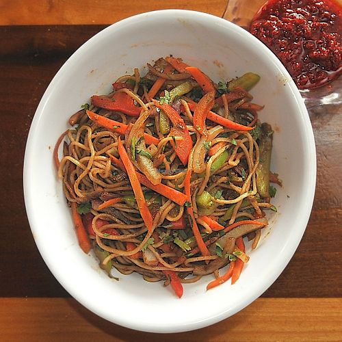 Vegetable Noodles at Rajput Indian Eats in Chesapeake