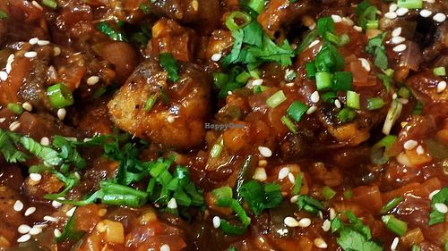 Cauliflower Manchurian at Rajput Indian Eats in Chesapeake