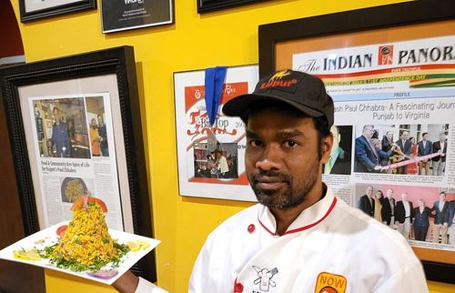 Bhel Puri at Rajput Indian Eats in Chesapeake