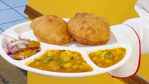 Aloo Puri ( Poori ) at Rajput Indian Eats in Chesapeake