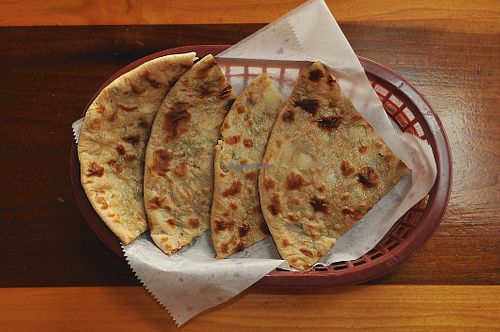 Potato Pratha at Rajput Indian Eats in Chesapeake