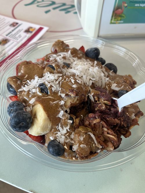   at Blueberries Cafe & Wine in Holmes Beach