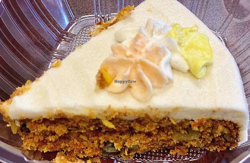 Vegan carrot cake  at The Happy Hooligans in San Jose
