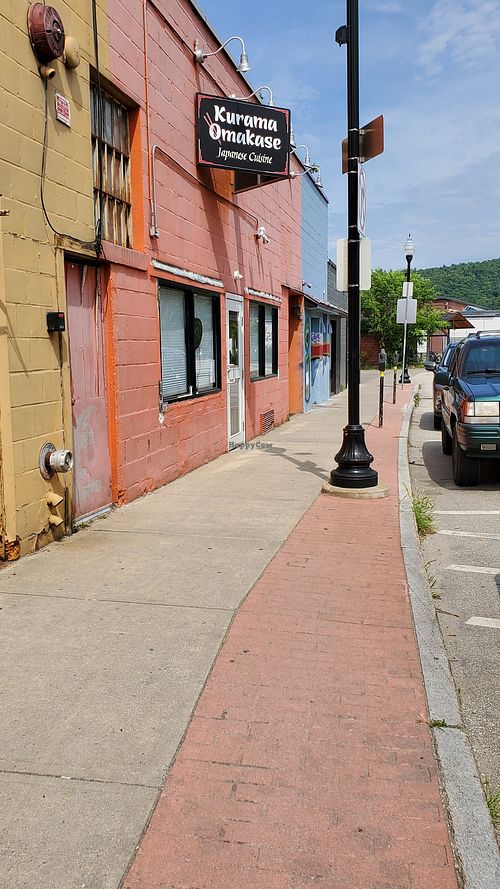 outside at Kurama Omakase in Keene