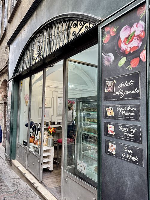   at Gelateria Domus in Bergamo