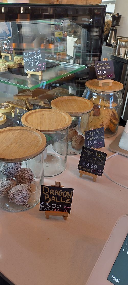 Vegan dragon balls at Boru Coffee Shop in Cork