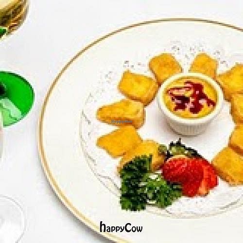 A German and Austrian specialty - Fried Camembert Cheese with Raspberry mustard ( similar to brie) at Vienna Restaurant and Historic Inn in Southbridge