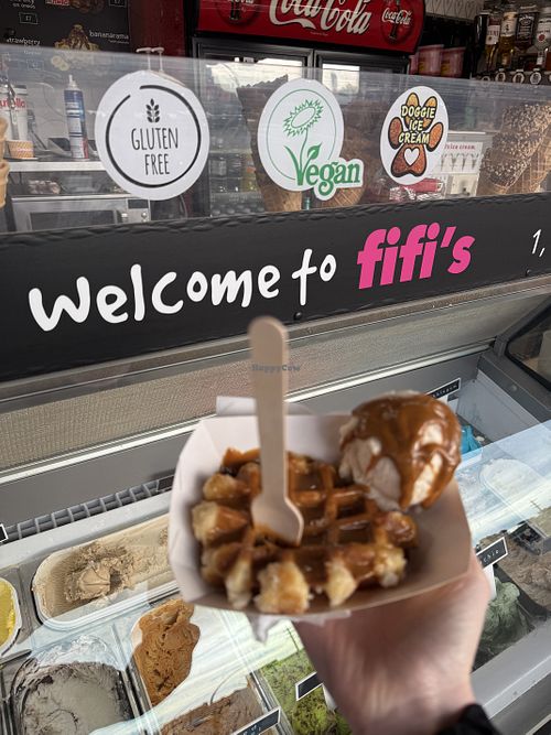   at Fifi's Ice Cream in Skegness