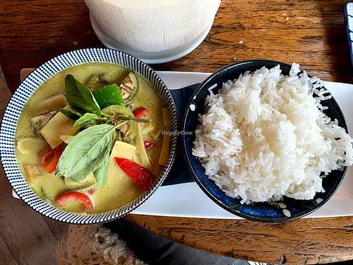 Thai green curry (spicy!) at MIA 'Made In Asia' - Nijmegen in Nijmegen