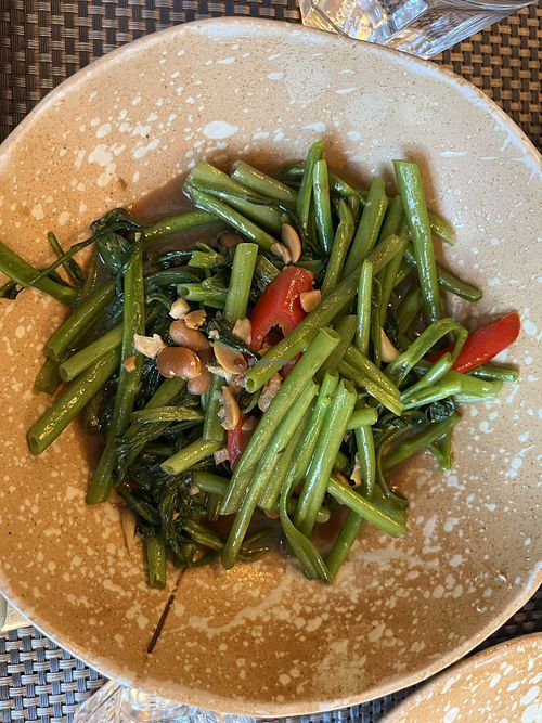 Morning glory  at Giggling Squid - Wimbledon in South West London