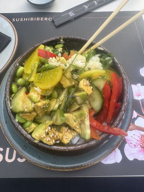 Vegan poke bowl  at Biberon Sushi & Bar in Split