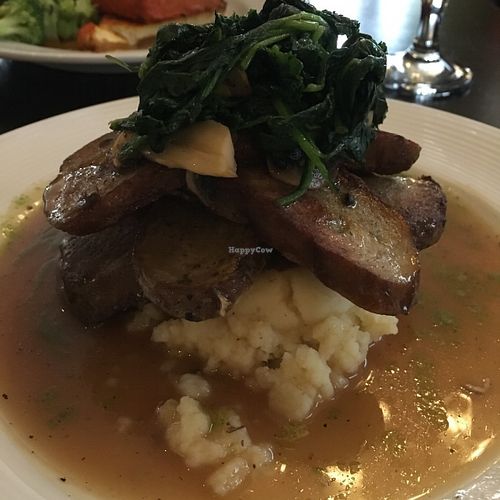 Seitan Marsala at Walnut Grille in Newton