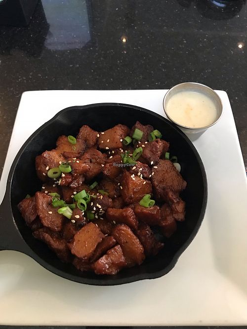 Barbecue Seitan at Walnut Grille in Newton