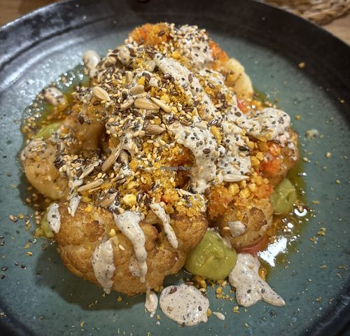 Coliflor asadaa  at Emma Tapas & Brunch in Tui