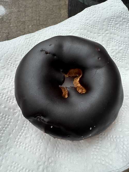 Chocolate donutts  at Barrelista Coffee House in Martinez