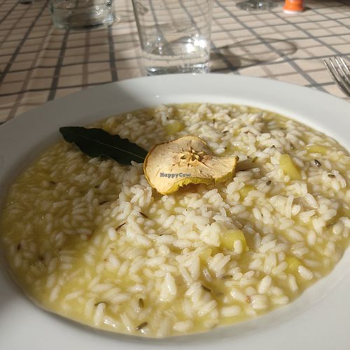 Apple and lavander risotto at Ristorante Cà d'Otello in Tresivio