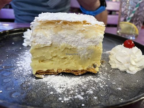 The best vegan krempita ever  at Artha in Porec