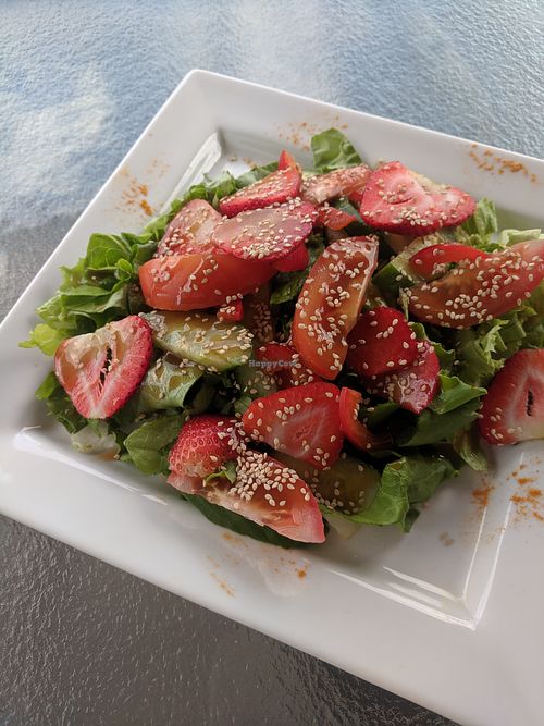 Fresh Thai salad at Elita - temporarily closed in Canmore