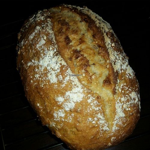 home-made vegan bread at Sleeping Strawberry Guesthouse in Seoul