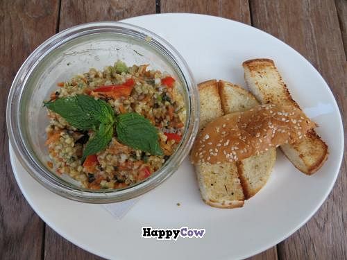 Bulger salad at Wiesenlust in Frankfurt