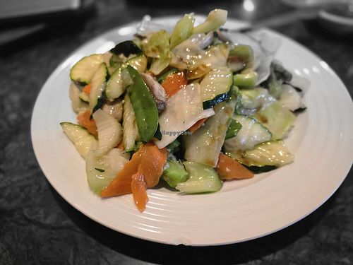 Mix vegetables plate. at Yi's Wok in Redmond