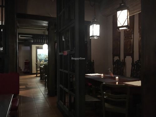 inside  at Pod Norenami in Krakow