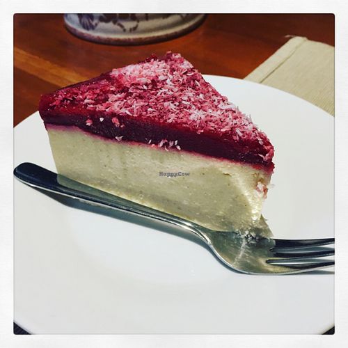 amazing gluten free vegan cake at Pod Norenami in Krakow