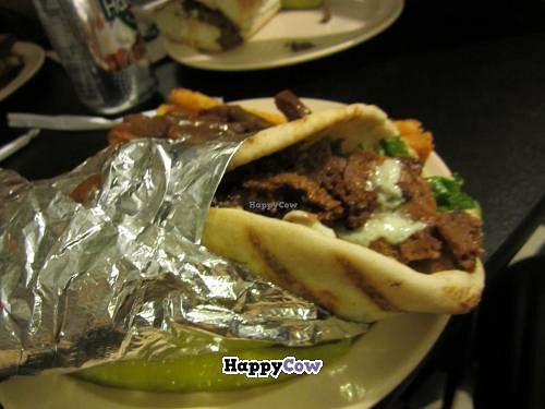 vegan gyro at Foodswings in Brooklyn