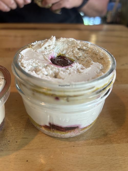 Pineapple upside down jarred dessert - so good!   at Great Full Gardens - Midtown in Reno