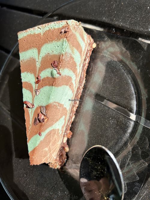 Mint choco cheesecake - really good!   at Great Full Gardens - Midtown in Reno
