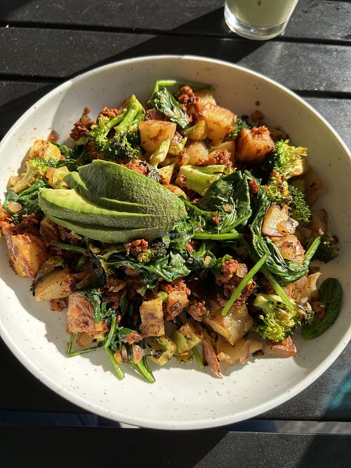 Vegan hash - excellent!   at Great Full Gardens - Midtown in Reno