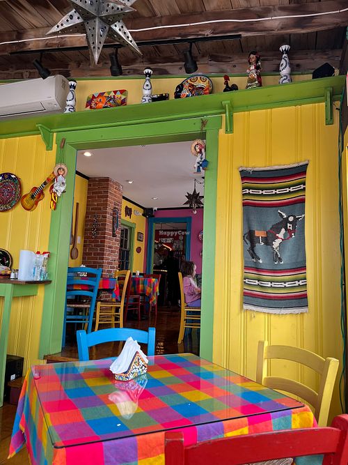 Indoor dining area at Bandito's Mexican Grill in Ogunquit