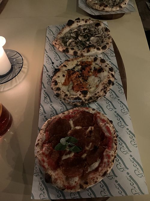 Pizza trio  at Pico Pizza - Nordvest in Copenhagen
