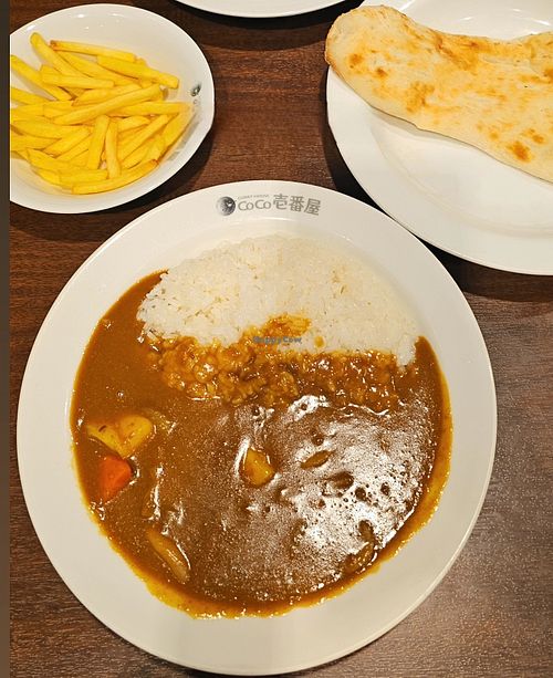 Vegan Curry at CoCo Ichibanya in Narita