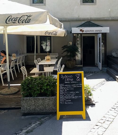 Entrance at Ajdovo Zrno in Ljubljana