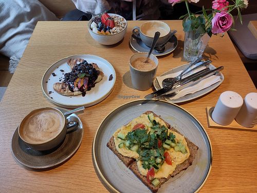 Another tasty brunch! Unfortunately the croissants have been shrinkflated. 🤏😒 at DUUO in Munich