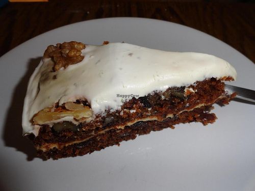 Creamy carrot cake at DopHert in Amsterdam