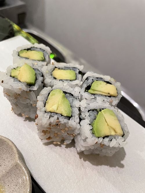   at sushi bar fish 4 u in Tokyo